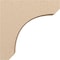 Ekena Millwork 5"W x 20"D x 20"H Thin Legacy Rough Cedar Woodgrain TimberThane Corbel, Primed Tan CORUR05X20X20LGYRCPR - alternate 4